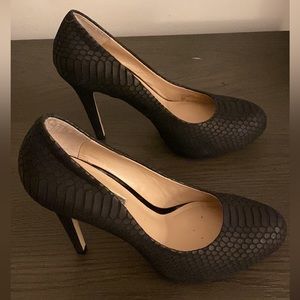 Inc. Black leather stilettos - NEW! Size 8